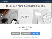 Tablet Screenshot of clarifie.com